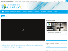 Tablet Screenshot of diocese-algarve.pt